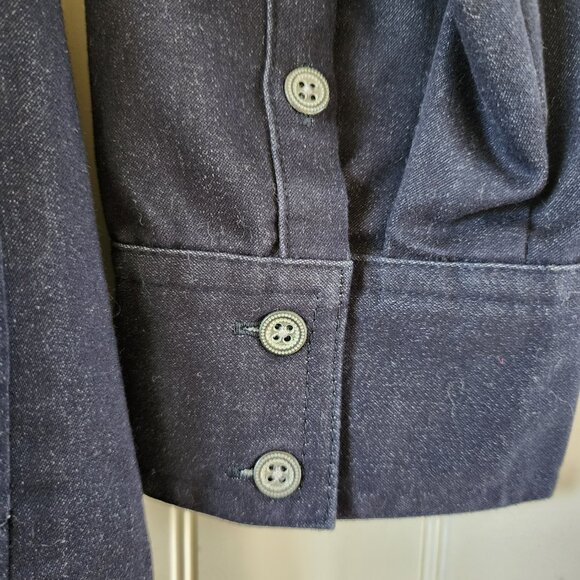 J Jill Dark Denim Tunic Shirt~LP - Picture 4 of 11